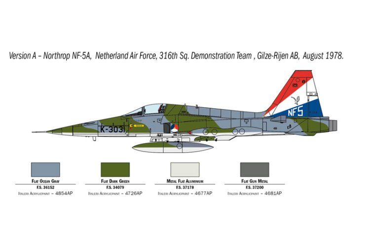 1:72 Italeri 1441 F-5A Freedom Fighter - Ita1441 1 - ITA1441