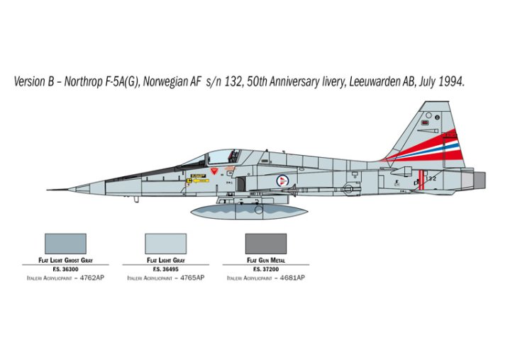 1:72 Italeri 1441 F-5A Freedom Fighter - Ita1441 2 - ITA1441