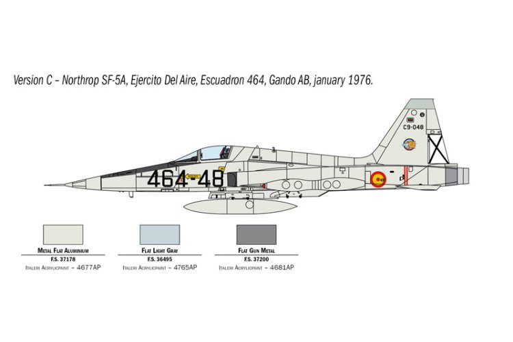 1:72 Italeri 1441 F-5A Freedom Fighter - Ita1441 3 - ITA1441