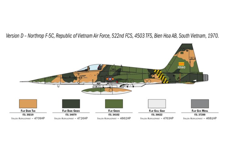 1:72 Italeri 1441 F-5A Freedom Fighter - Ita1441 4 - ITA1441