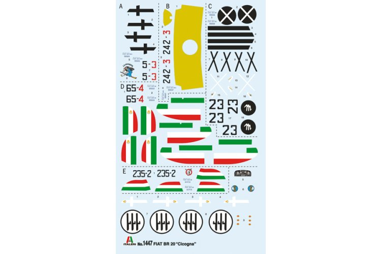 1:72 Italeri 1447 FIAT BR.20 Cicogna - Ita1447 2 1 - ITA1447