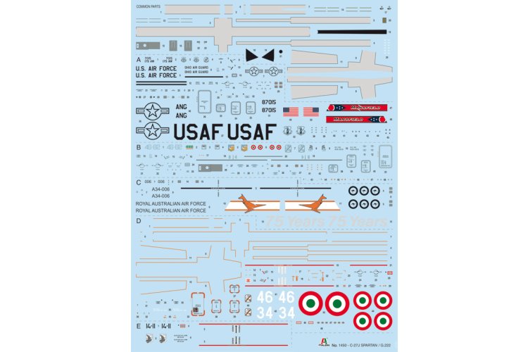 1:72 Italeri 1450 C-27J Spartan / G.222 Plane - Ita1450 2 1 - ITA1450