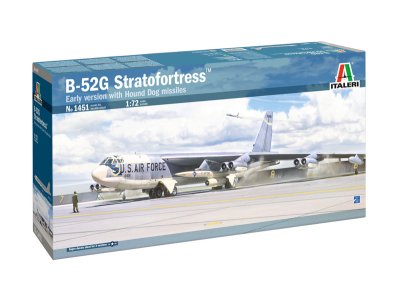 1:72 Italeri 1451 B-52G Stratofortress Early version with Hound Dog Missiles - Ita1451 1 - ITA1451