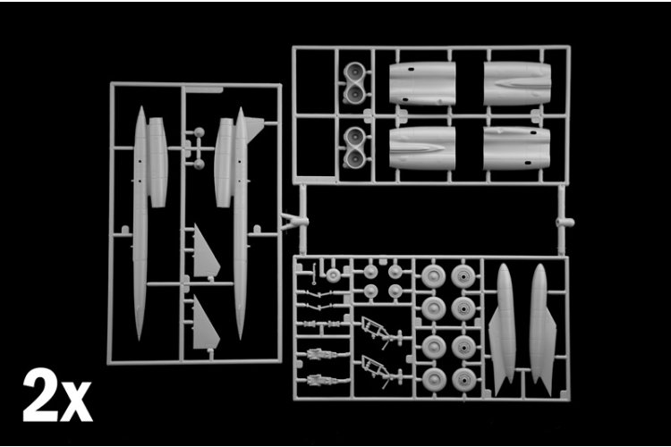 1:72 Italeri 1451 B-52G Stratofortress Early version with Hound Dog Missiles - Ita1451 5 1 - ITA1451