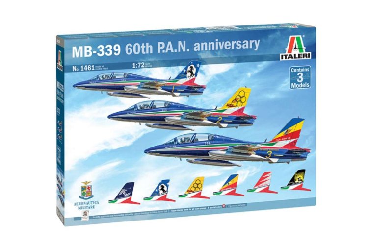 1:72 Italeri 1461 MB-339 60th P.A.N. anniversary - 3 Planes - Ita1461 1 - ITA1461