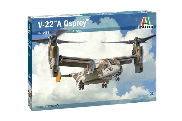 1:72 Italeri 1463 V-22A Osprey Heli - Ita1463 1 - ITA1463