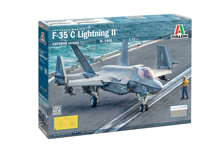 1:72 Italeri 1469 Lockheed F-35C Lightning II - Jet Fighter - Ita1469 1 - ITA1469