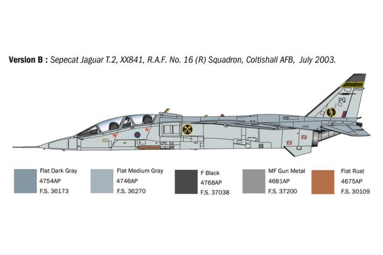 1:72 Italeri 1470 Jaguar T.2 - R.A.F. Trainer - Vliegtuig - Ita1470 4 - ITA1470