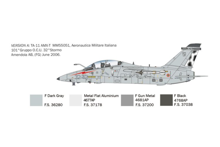 1:72 Italeri 1471 AMX-T Twin Seater - 100th Anniversary - Ita1471 4 - ITA1471