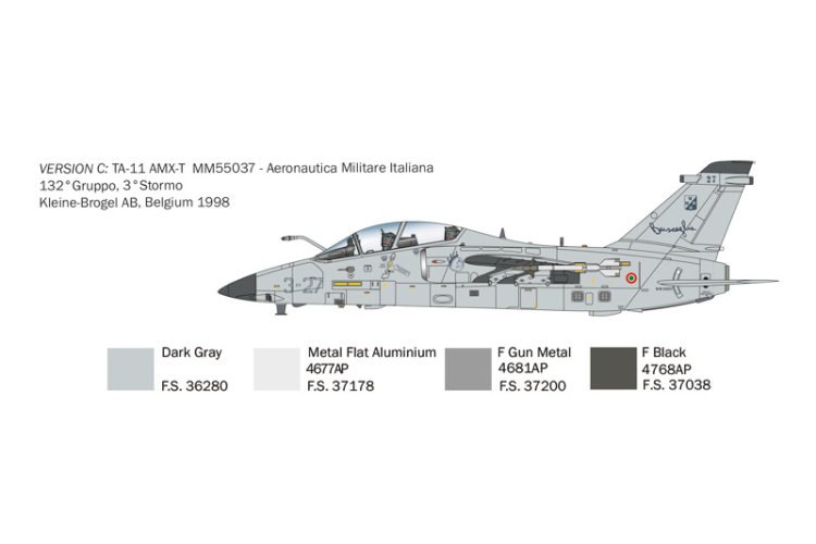 1:72 Italeri 1471 AMX-T Twin Seater - 100th Anniversary - Ita1471 6 - ITA1471