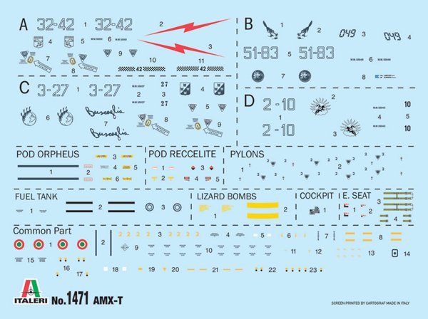 1:72 Italeri 1471 AMX-T Twin Seater - 100th Anniversary - Ita1471 8 - ITA1471