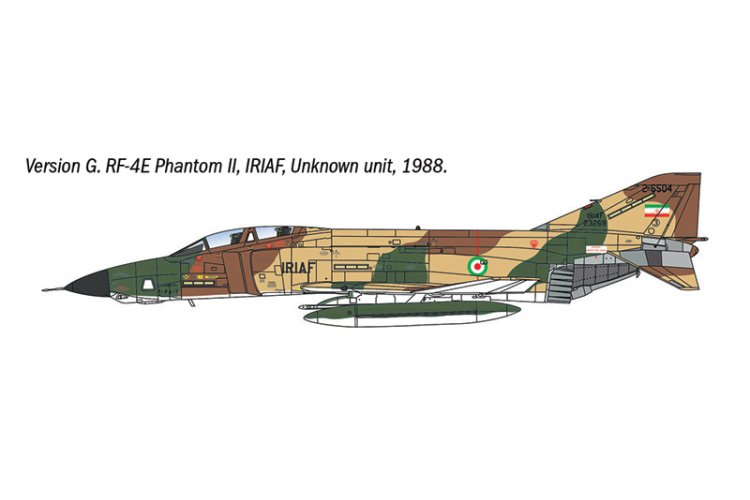 1:72 Italeri 1477 RF-4C/E Phantom II - Amerikaans Verkenningsvliegtuig - Ita1477 10 - ITA1477