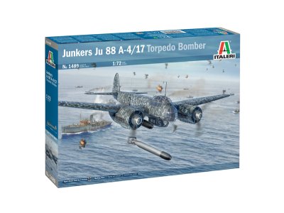 1:72 Italeri 1489 Junkers Ju 88 A-4/17 WWII - German Torpedo Bomber - Ita1489 1 - ITA1489