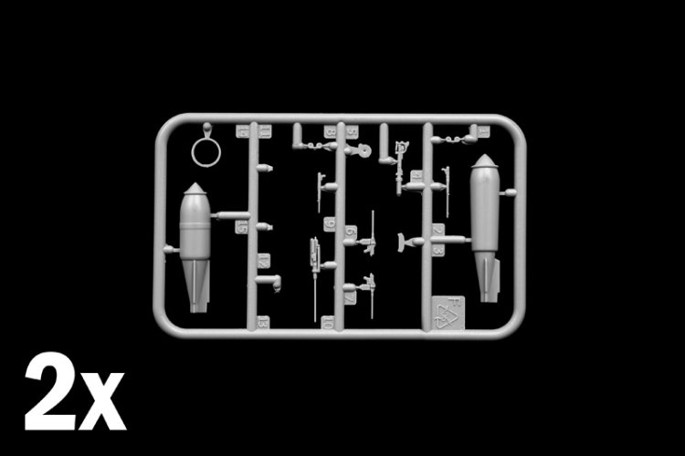 1:72 Italeri 1489 Junkers Ju 88 A-4/17 WWII - German Torpedo Bomber - Ita1489 15 - ITA1489