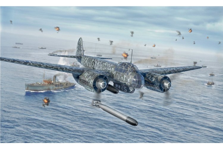 1:72 Italeri 1489 Junkers Ju 88 A-4/17 WWII - German Torpedo Bomber - Ita1489 2 - ITA1489