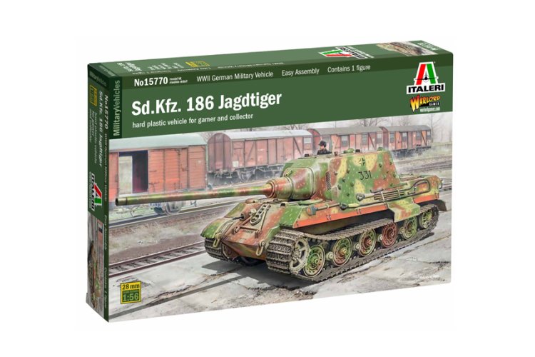1:56 Italeri 15770 Sd.Kfz. 186 Jagdtiger Tank - Ita15770 1 1 - ITA15770