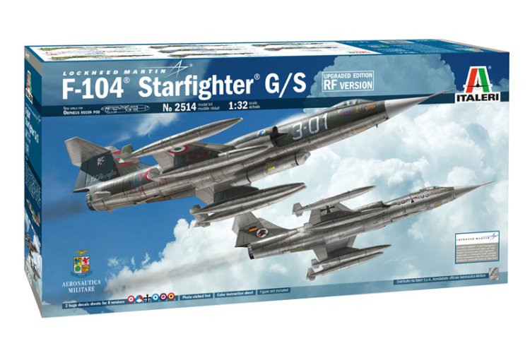 1:32 Italeri 2514 F-104 Starfighter G/S - Upgraded Edition RF version - Ita2514 1 1 - ITA2514
