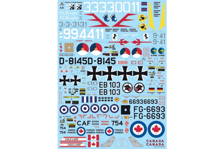 1:32 Italeri 2514 F-104 Starfighter G/S - Upgraded Edition RF version - Ita2514 2 1 - ITA2514