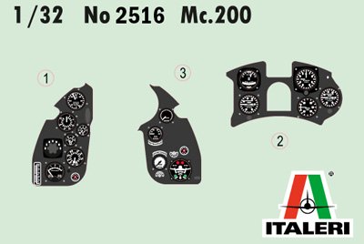 1:32 Italeri 2516 Macchi C.200 Saetta WWII &ndash; Italian Propeller Aircraft - Ita2516 4 - ITA2516