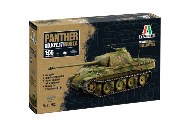 1:56 Italeri 25752 Panther Sd.Kfz.171 Ausf. A - WWII - Ita25752 1 - ITA25752