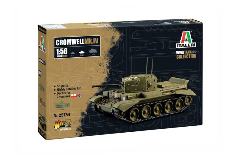 1:56 Italeri 25754 Cromwell Mk. IV - WWII - Tank - Ita25754 1 - ITA25754