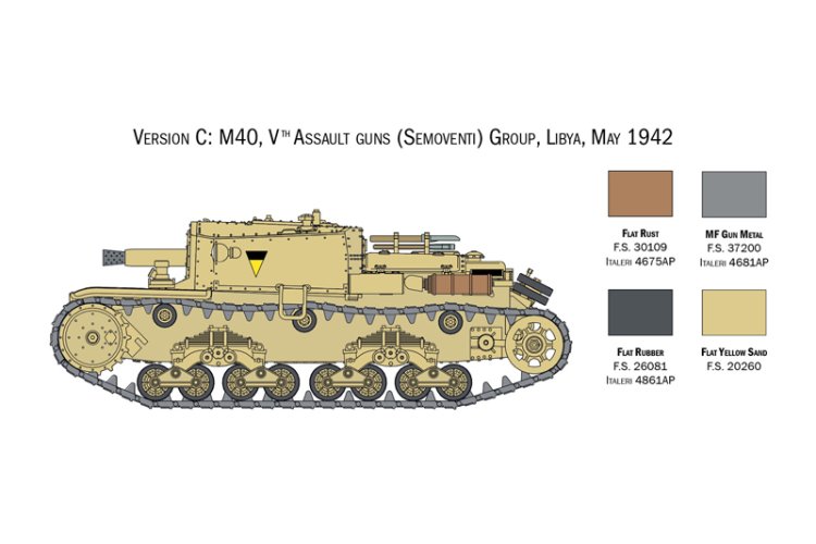 1:56 Italeri 25768 Italian Tanks & Semoventi WWII - 1 Tank met 4 Bouwopties - Ita25768 6 - ITA25768
