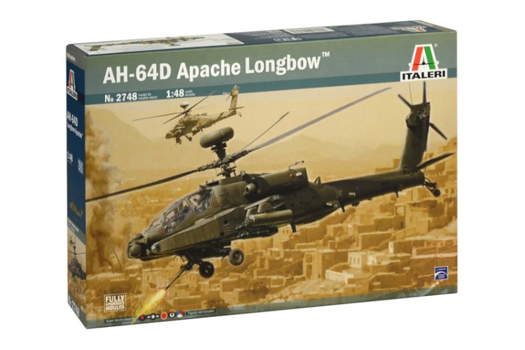 1:48 Italeri 2748 Boeing AH-64D Longbow Apache - Helikopter - Ita2748 1 - ITA2748