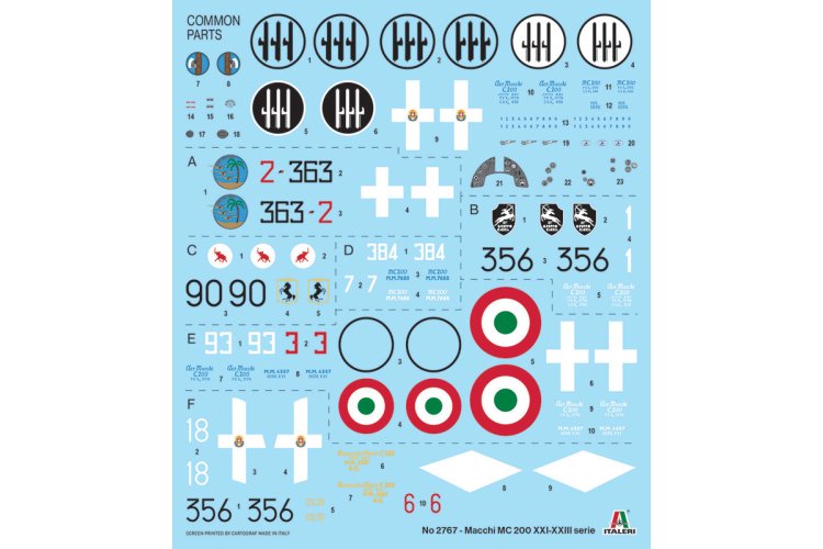 1:48 Italeri 2767 Macchi C.200 Serie XXI-XXIII Plane - Ita2767 1 - ITA2767