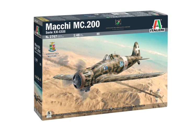1:48 Italeri 2767 Macchi C.200 Serie XXI-XXIII Plane - Ita2767 10 - ITA2767
