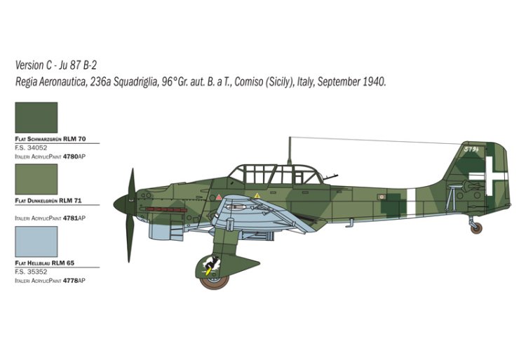 1:48 Italeri 2769 Junkers JU 87 B-2/R-2 Stuka "Picchiatello" - Ita2769 6 - ITA2769