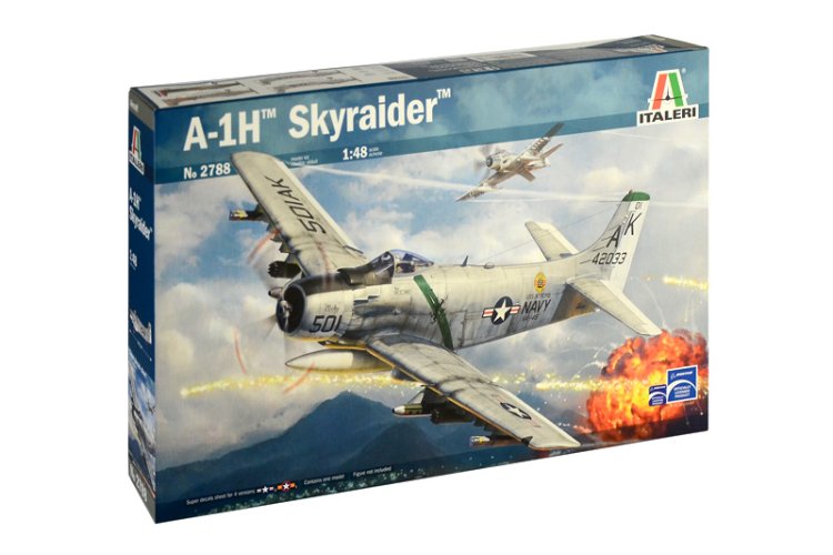 1:48 Italeri 2788 A-1H SKYRAIDER Plane - Ita2788 1 - ITA2788