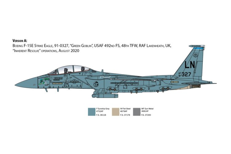 1:48 Italeri 2803 F-15E Strike Eagle Plane - Ita2803 2 - ITA2803