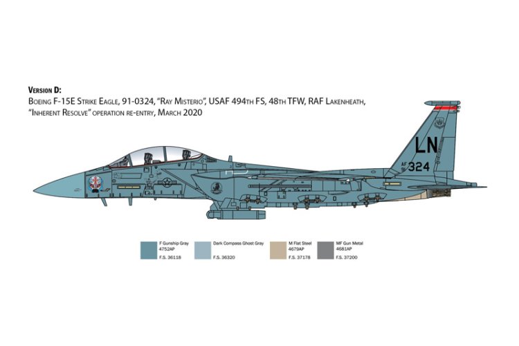 1:48 Italeri 2803 F-15E Strike Eagle Plane - Ita2803 5 - ITA2803
