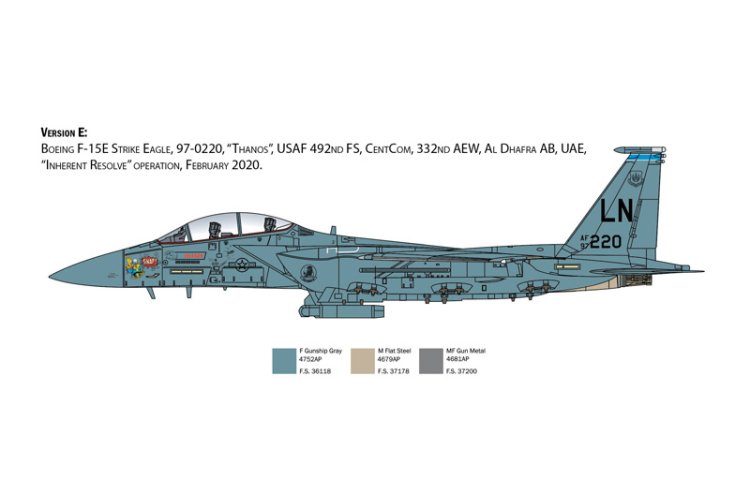 1:48 Italeri 2803 F-15E Strike Eagle Plane - Ita2803 6 - ITA2803