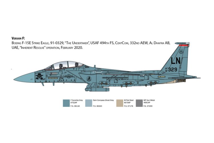 1:48 Italeri 2803 F-15E Strike Eagle Plane - Ita2803 7 - ITA2803