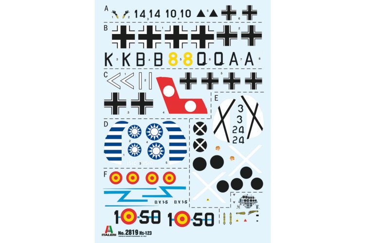1:48 Italeri 2819 Henschel HS 123 Plane - Ita2819 2 1 - ITA2819