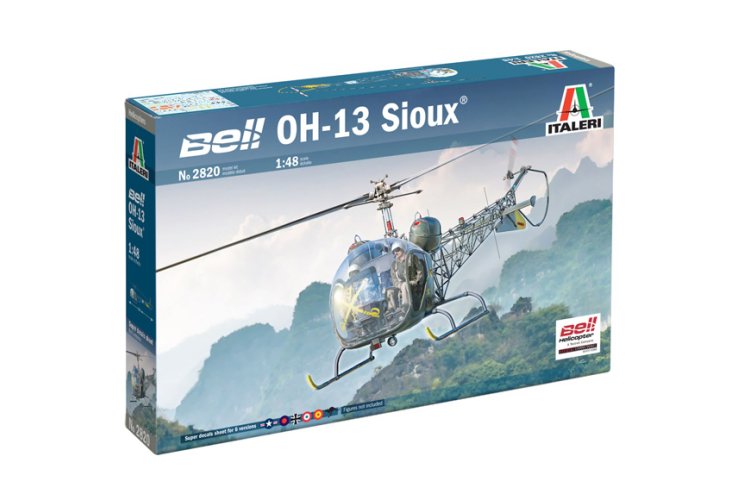 1:48 Italeri 2820 OH-13 Sioux Helicopter - Ita2820 1 1 - ITA2820
