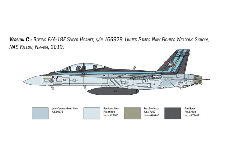 1:48 Italeri 2823 F/A-18F Super Hornet U.S. Navy Special Colors - Ita2823 3 - ITA2823
