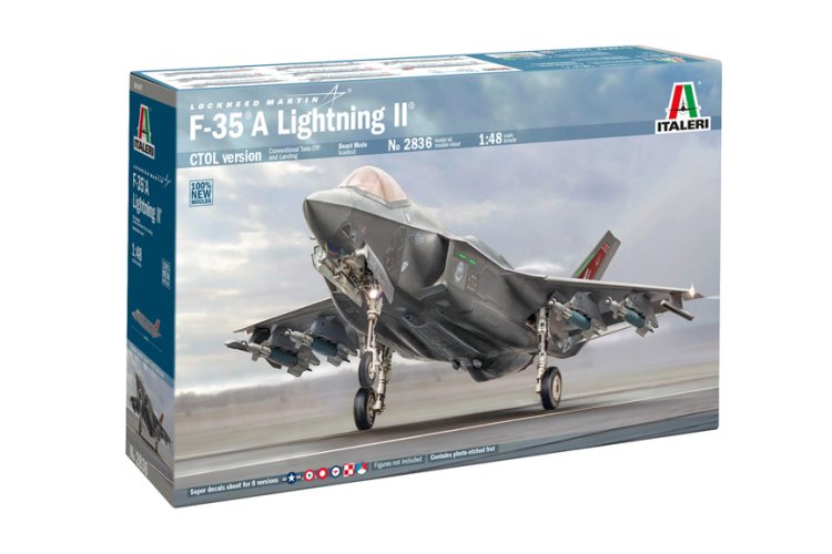 1:48 Italeri 2836 F-35A Lightning II - Amerikaanse Straaljager - Ita2836 1 - ITA2836