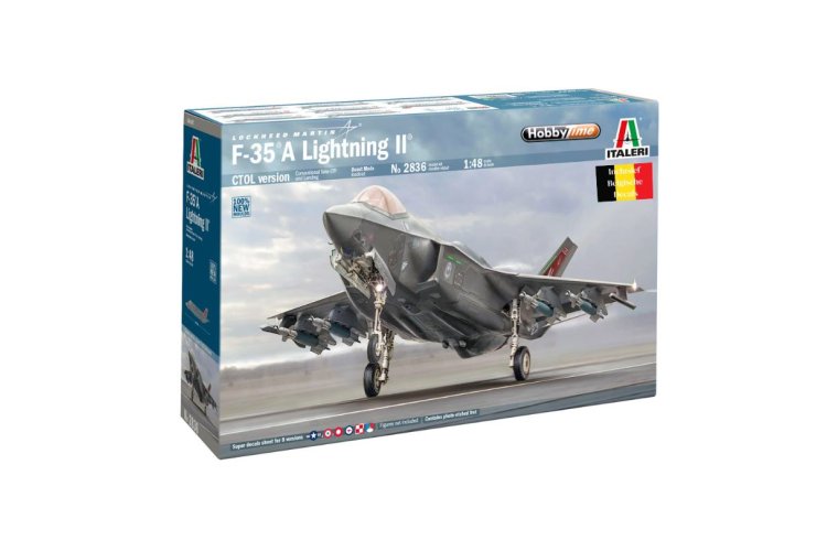 1:48 Italeri 2836 F-35A Lightning II - Beast Mode met Belgische Decals - Amerikaanse Straaljager - Ita2836be 1 - ITA2836BE