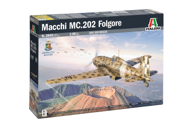 1:48 Italeri 2840 Macchi MC.202 Folgore WWII - Italiaans Jachtvliegtuig - Ita2840 1 - ITA2840