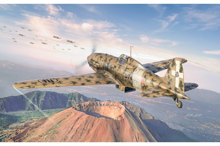 1:48 Italeri 2840 Macchi MC.202 Folgore WWII - Italiaans Jachtvliegtuig - Ita2840 2 - ITA2840