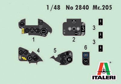 1:48 Italeri 2840 Macchi MC.202 Folgore WWII - Italiaans Jachtvliegtuig - Ita2840 4 - ITA2840