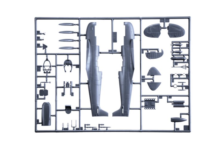 1:48 Italeri 2843 Supermarine Spitfie Mk.IX - WWII Aces - Brits Propellervliegtuig - Ita2843 7 - ITA2843