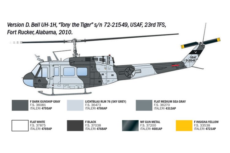 1:48 Italeri 2845 Agusta-Bell AB-205 / UH-1D SAR &ndash; Italian Rescue Helicopter - Ita2845 7 - ITA2845