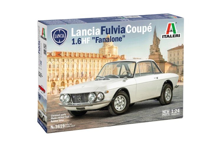 1:24 Italeri 3619 Lancia Fulvia Coup&eacute; 1.6 HF Fanalone - Italiaanse Sportcoup&eacute; - Ita3619 1 - ITA3619