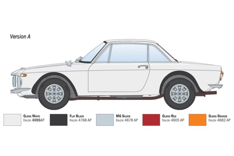 1:24 Italeri 3619 Lancia Fulvia Coup&eacute; 1.6 HF Fanalone - Italiaanse Sportcoup&eacute; - Ita3619 4 - ITA3619
