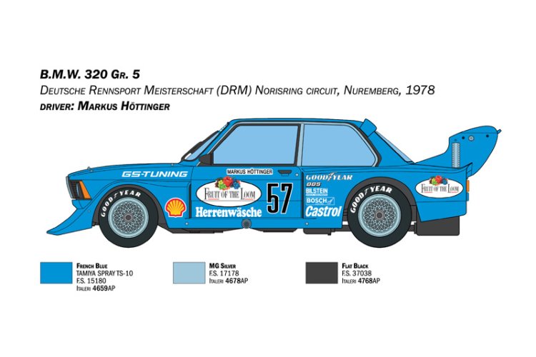 1:24 Italeri 3626 BMW 320 Group 5 Car - Ita3626 2 - ITA3626