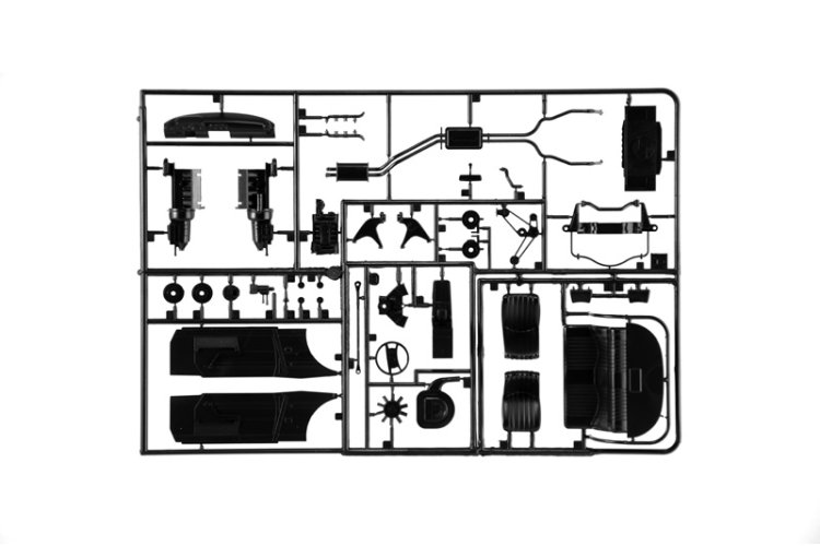 1:24 Italeri 3633 Mercedes-Benz 500 SLC Car - Ita3633 4 - ITA3633