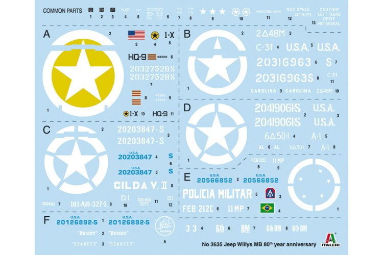 1:24 Italeri 3635 Willys Jeep MB 80th Anniversary 1941-2021 - Ita3635 2 1 - ITA3635